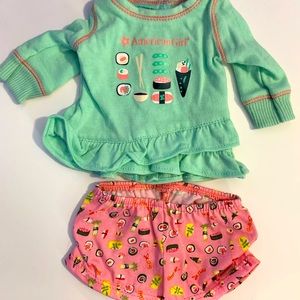 Sushi PJs for American Girl Doll